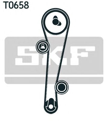 VKMA 95667 SKF Комплект ГРМ (ремінь + ролик)1